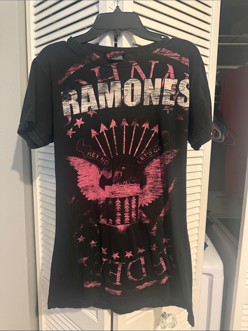 Ramones Black & Pink Graphic Tee